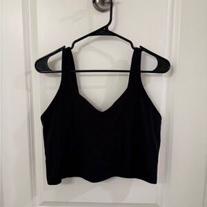 Black lululemon align tank top